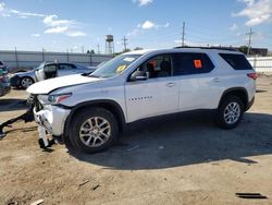 Salvage cars for sale at Chicago Heights, IL auction: 2020 Chevrolet Traverse LT