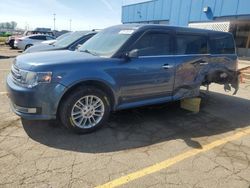 Salvage cars for sale at Woodhaven, MI auction: 2018 Ford Flex SEL