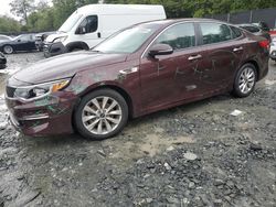 KIA salvage cars for sale: 2016 KIA Optima LX