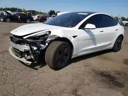 Salvage cars for sale at New Britain, CT auction: 2021 Tesla Model 3