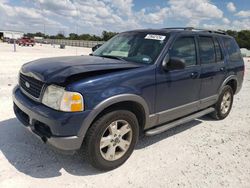 Salvage cars for sale at New Braunfels, TX auction: 2003 Ford Explorer XLT