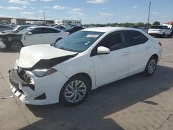 2019 Toyota Corolla L en venta en Grand Prairie, TX