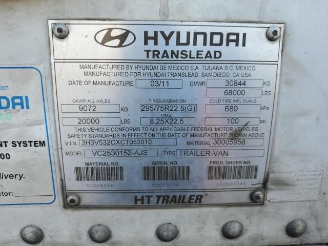 2012 Hyundai Trailers TL