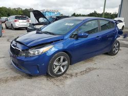 KIA Forte salvage cars for sale: 2018 KIA Forte LX