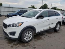 Salvage cars for sale at Littleton, CO auction: 2017 KIA Sorento LX