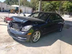 Mercedes-Benz salvage cars for sale: 2012 Mercedes-Benz C 250