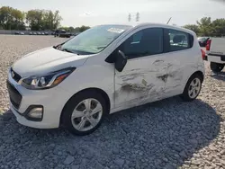 Chevrolet salvage cars for sale: 2019 Chevrolet Spark LS