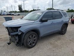 Salvage cars for sale at Miami, FL auction: 2025 Honda Pilot Sport