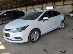 Carros salvage sin ofertas aún a la venta en subasta: 2017 Chevrolet Cruze LT