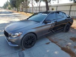 Mercedes-Benz salvage cars for sale: 2017 Mercedes-Benz C 300 4matic