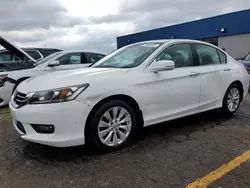 Salvage cars for sale at Woodhaven, MI auction: 2014 Honda Accord EX