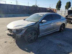 Salvage cars for sale at Wilmington, CA auction: 2017 Honda Accord Sport