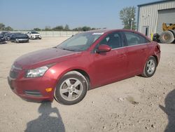 Salvage cars for sale at Kansas City, KS auction: 2014 Chevrolet Cruze LT