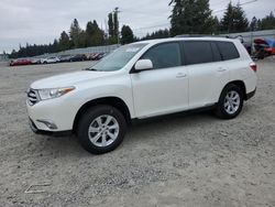 Toyota salvage cars for sale: 2013 Toyota Highlander Base