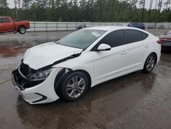 Salvage cars for sale at Harleyville, SC auction: 2018 Hyundai Elantra SEL