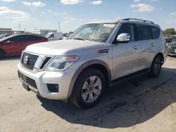 Salvage cars for sale at Grand Prairie, TX auction: 2019 Nissan Armada SV