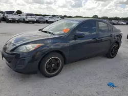 Salvage cars for sale from Copart San Antonio, TX: 2011 Mazda 3 I