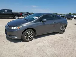 Salvage cars for sale at Houston, TX auction: 2013 Honda Civic EX