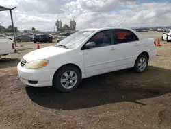 Salvage cars for sale at San Diego, CA auction: 2004 Toyota Corolla CE