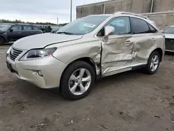 Salvage cars for sale at Fredericksburg, VA auction: 2015 Lexus RX 350 Base