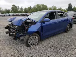 Salvage cars for sale at Portland, OR auction: 2019 KIA Rio S