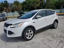 Salvage cars for sale at Fort Pierce, FL auction: 2015 Ford Escape SE