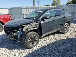 Jeep salvage cars for sale: 2018 Jeep Compass Trailhawk