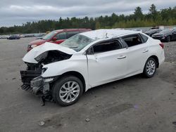 Salvage cars for sale at Windham, ME auction: 2019 Nissan Sentra S