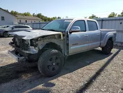 Salvage cars for sale at York Haven, PA auction: 2015 Toyota Tacoma Double Cab Long BED