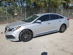 Salvage cars for sale at Cicero, IN auction: 2017 Hyundai Sonata Sport