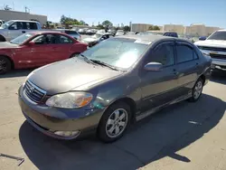 Salvage cars for sale at Martinez, CA auction: 2005 Toyota Corolla CE