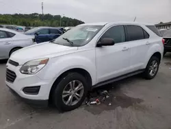 Salvage cars for sale from Copart Louisville, KY: 2016 Chevrolet Equinox LS