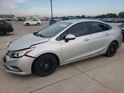 Salvage cars for sale at Grand Prairie, TX auction: 2017 Chevrolet Cruze LS