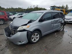 Salvage cars for sale at Duryea, PA auction: 2011 Toyota Sienna LE