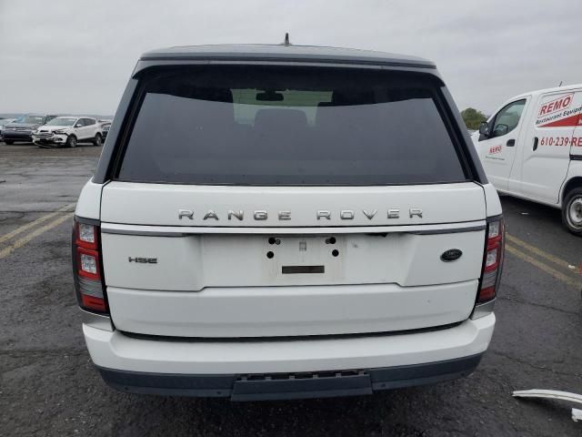 2016 Land Rover Range Rover HSE