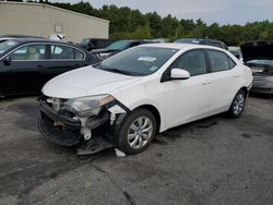 Toyota Corolla l salvage cars for sale: 2016 Toyota Corolla L