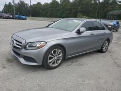 Salvage cars for sale at Savannah, GA auction: 2015 Mercedes-Benz C300