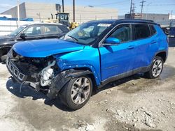 Salvage cars for sale at Sun Valley, CA auction: 2021 Jeep Compass Limited