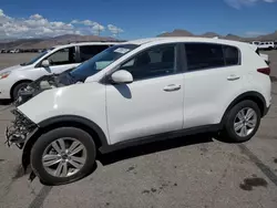 Salvage cars for sale at North Las Vegas, NV auction: 2017 KIA Sportage LX