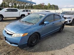 Salvage cars for sale at Spartanburg, SC auction: 2009 Honda Civic LX