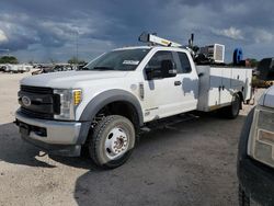 Salvage trucks for sale at San Antonio, TX auction: 2019 Ford F550 Super Duty