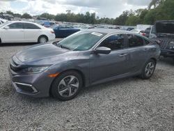 Salvage cars for sale at Arcadia, FL auction: 2021 Honda Civic LX