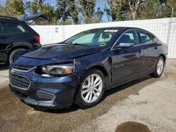 Chevrolet salvage cars for sale: 2017 Chevrolet Malibu LT