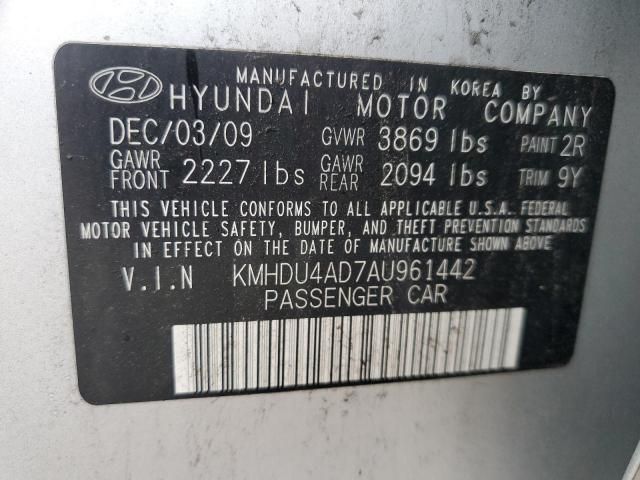 2010 Hyundai Elantra Blue