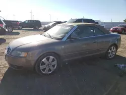 Audi salvage cars for sale: 2004 Audi A4 Quattro