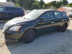 Salvage cars for sale at Mendon, MA auction: 2015 Nissan Sentra S