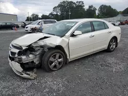 Chevrolet salvage cars for sale: 2012 Chevrolet Malibu 2LT