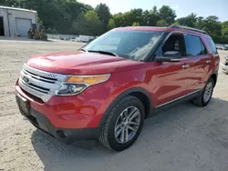 Salvage cars for sale at Mendon, MA auction: 2012 Ford Explorer XLT