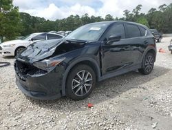 Salvage cars for sale at Houston, TX auction: 2017 Mazda CX-5 Grand Touring