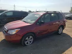 Salvage cars for sale at Greenwood, NE auction: 2016 Subaru Forester 2.5I Premium